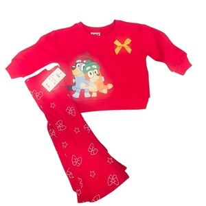 NWT Bluey outfit-12m